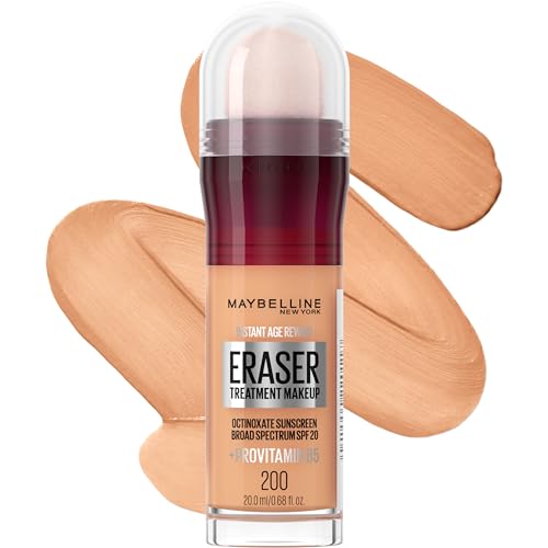Maybelline Instant Age Rewind Eraser Tratamiento de Maquillaje con SPF 18, Corrector Anti-Envejecimiento con Extracto de Goji y Colágeno, Natural - imagen 4
