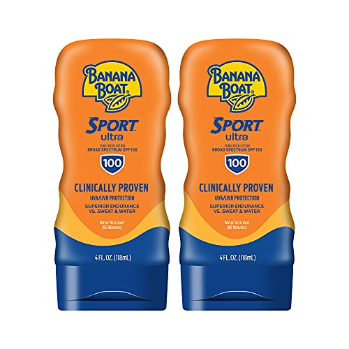 Banana Boat Sport Ultra Loción Solar SPF 100, 4oz | Paquete Doble de Loción Solar Banana Boat SPF 100, 4oz cada uno - imagen 3
