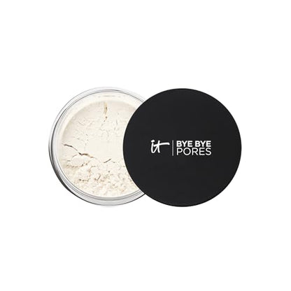 IT Cosmetics Bye Bye Pores – Polvo Suelto Fijador de Maquillaje Acabado Sin Poros – Polvo Translúcido para Todos los Tonos de Piel – 0.23 oz - imagen 3