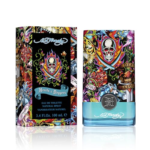 ED HARDY Perfume para Hombre, Hearts & Daggers, Eau De Toilette, 3.4 fl oz - imagen 3