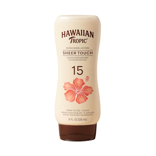 Loción Solar Hawaiian Tropic Sheer Touch Protección Solar de Amplio Espectro - SPF 15, 8 Onzas - imagen 4