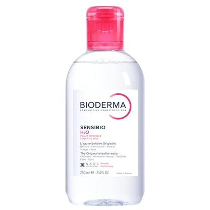 Agua Micelar Bioderma Sensibio H2O, Desmaquillante Limpiador Suave, Sin Fragancia y Sin Alcohol, Limpiador Facial para Piel Sensible, 8.4 Fl Oz - imagen 4