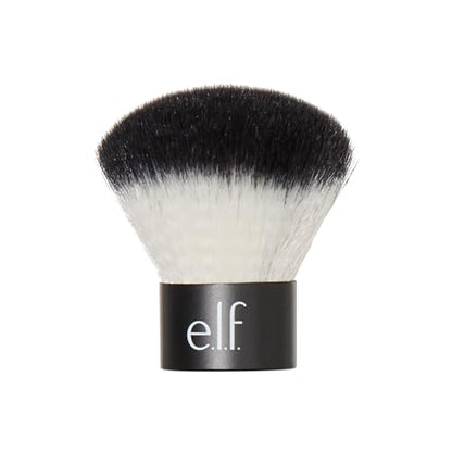 Brocha Kabuki e.l.f. para rostro, brocha de maquillaje de tamaño de viaje para aplicación precisa y controlada, vegana y libre de crueldad - imagen 3