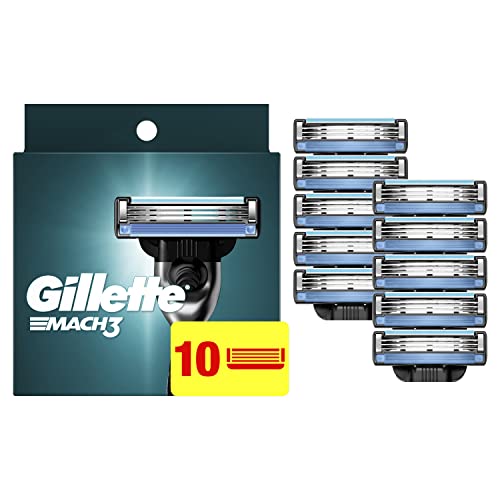 Recambios de Maquinilla Gillette Mach3 para Hombres, 10 Cuchillas de Afeitar - imagen 1