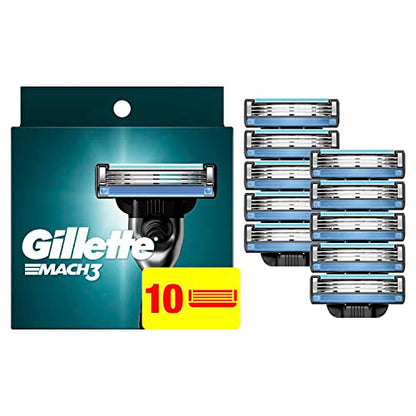 Recambios de Maquinilla Gillette Mach3 para Hombres, 10 Cuchillas de Afeitar - imagen 3