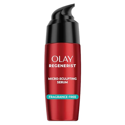 Suero Microescultor Olay Regenerist para el Rostro, Sin Fragancia, Anti-Envejecimiento, Antiarrugas, Cuidado de la Piel Firme - Crema de Triple - imagen 4