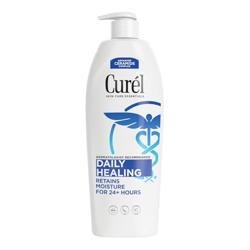 Loción Corporal Hidratante Curel Daily Healing para Piel Seca, Recomendado por Dermatólogos, con Complejo Avanzado de Ceramidas, 20 Oz - imagen 4