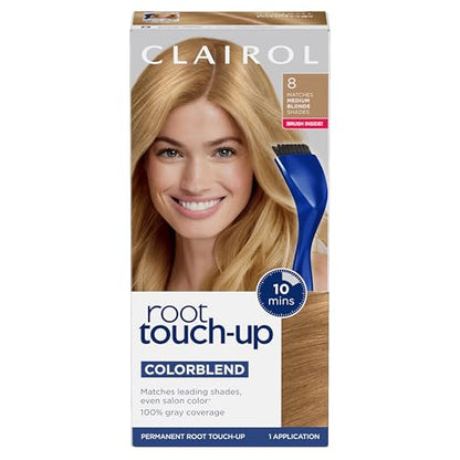 Clairol Root Touch-Up by Nice'n Easy Tinte Permanente para Cabello, Color Rubio Medio 8, Paquete de 1 - imagen 3