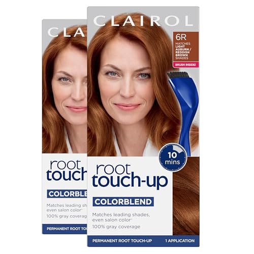 Clairol Root Touch-Up by Nice'n Easy Tinte Permanente para Cabello, 6R Castaño Claro/Rojo, Paquete de 2 - imagen 3