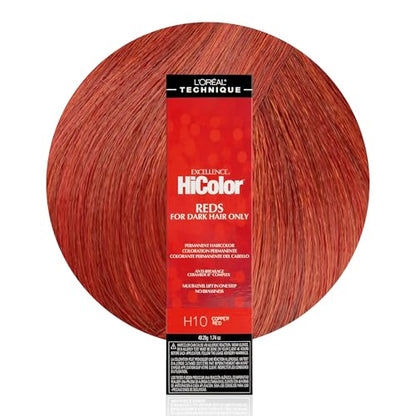 L'Oréal Technique HiColor Rojos Coloración Permanente para Cabello - Aclara Cabello Oscuro en Un Solo Paso, Sin Tonos Amarillentos, Fórmula Rica y - imagen 4