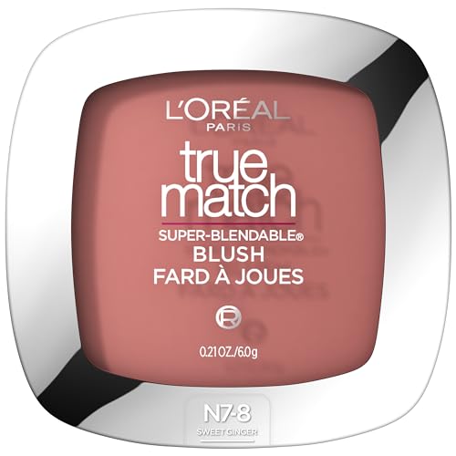 L'Oreal Paris True Match Rubor en Polvo Super Mezclable, Sweet Ginger, 0.21 Oz (El empaque puede variar) - imagen 1
