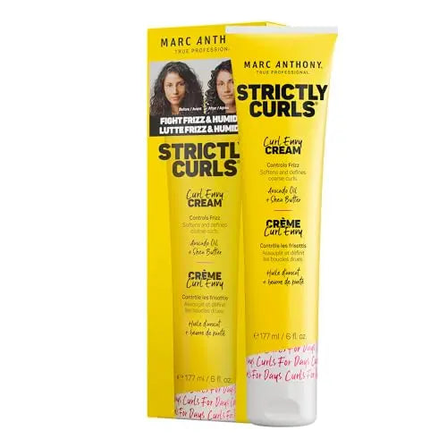 Crema Definidora de Rizos Marc Anthony para Cabello Rizado, Strictly Curls - Crema Hidratante que Suaviza y Desenreda Rizos Gruesos y Encrespados con - imagen 1