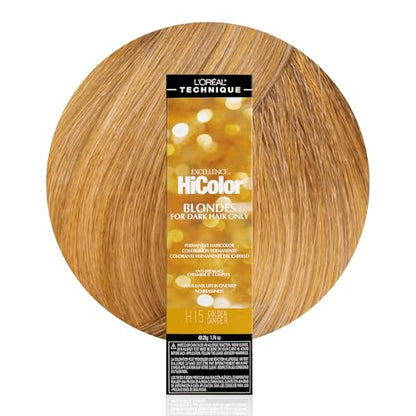 Coloración Permanente L'Oréal Technique HiColor Browns & Blondes - Levanta Cabello Oscuro en un Paso, Sin Tonos Amarillos, Fórmula Cremosa Rica, - imagen 3