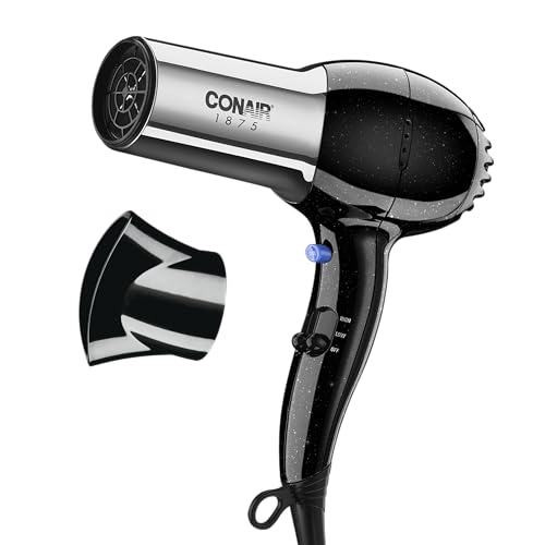 Secador de Pelo Conair, Secador de Cabello de Tamaño Completo 1875W con Condicionamiento Iónico, Tecnología de Cerámica de Turmalina para Secado - imagen 1