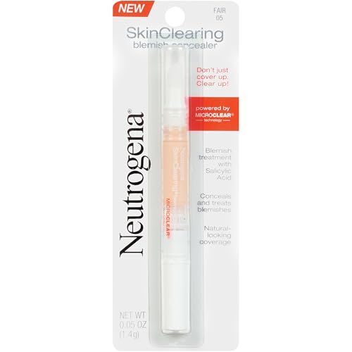 Corrector para Imperfecciones Neutrogena SkinClearing con Ácido Salicílico, No Comedogénico y Libre de Aceite, 05 Fair, 0.05 oz - imagen 1