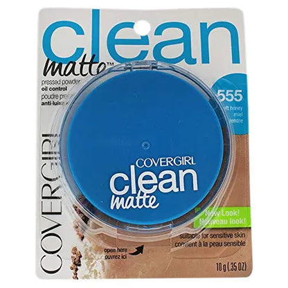 Polvo Compacto Control de Aceite CoverGirl Clean, Miel Suave (W) 555, 0.35 Onzas - imagen 3