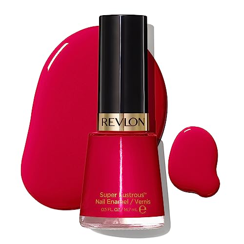 Esmalte de Uñas Revlon Super Lustrous, Fórmula Resistente a Chips y de Larga Duración, Acabado Brillante, 680 Revlon Red, 0.5 fl oz - imagen 3
