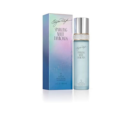 Perfume para Mujer Elizabeth Taylor, Sparkling White Diamonds, Spray Eau De Toilette EDT, 3.3 Fl Oz - imagen 2