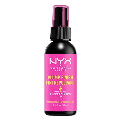NYX PROFESSIONAL MAKEUP Spray Fijador de Maquillaje - Acabado Voluminizador, Bruma Facial de Larga Duración con Vitaminas y Electrolitos, Fórmula - imagen 4