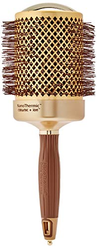 Cepillo Térmico Redondo Olivia Garden NanoThermic Cerámico + Ion - No Eléctrico - Cepillo Profesional para Secado de Cabello Normal a Grueso, NT-82 3 - imagen 4