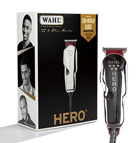 Recortadora Wahl Professional 5 Star Hero, con cable, cuchilla T ajustable, motor rotativo ligero, incluye 3 guías para delineado preciso - imagen 1