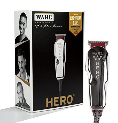 Recortadora Wahl Professional 5 Star Hero, con cable, cuchilla T ajustable, motor rotativo ligero, incluye 3 guías para delineado preciso - imagen 4