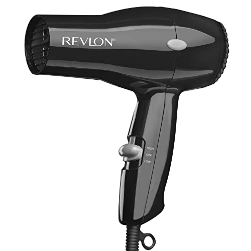 Secador de cabello compacto Revlon | Diseño ligero de 1875W, ideal para viajar, (Negro) - imagen 1
