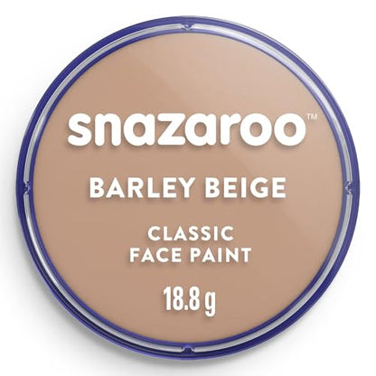 Pintura Facial y Corporal Snazaroo Clásica, 18.8g (0.66 oz) - Beige Claro, a Base de Agua, No Tóxica, Fácil Aplicación y Remoción para Niños, - imagen 4