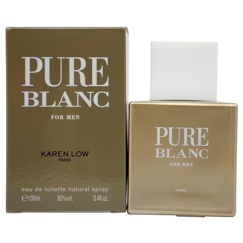 Karen Low Pure Blanc Eau De Toilette Spray para Hombres, 3.4 Onzas - imagen 2