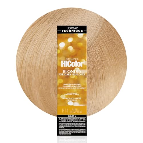 Coloración Permanente L'OREAL TECHNIQUE HiColor Marrones y Rubios - Aclara Cabello Oscuro en Un Paso, Sin Amarillentos, Fórmula Rica y Suave, H14 - imagen 2