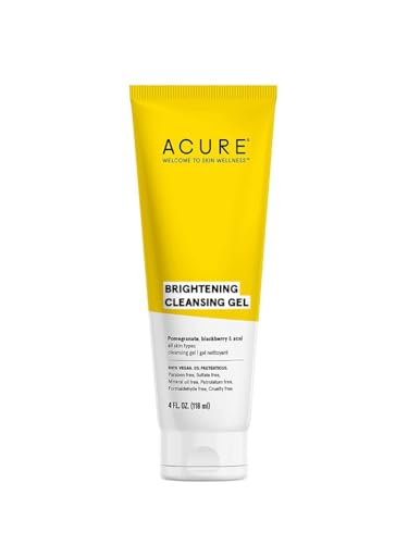 Gel Limpiador Aclarador Acure - Exfoliante Facial Vegano, Limpiador Suave para Piel Radiante con Granada, Mora y Acai, Fórmula Rica en Antioxidantes - imagen 3