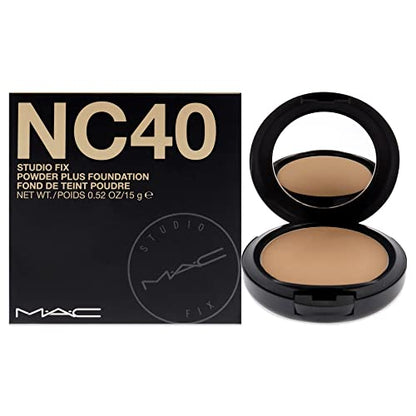 MAC Studio Fix Powder Plus Foundation for Women, NC40, 0.52 Ounce - imagen 3