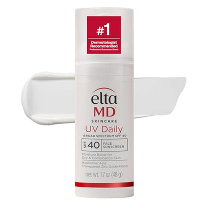 EltaMD UV Daily SPF 40 Hidratante Facial con Protector Solar y Óxido de Zinc, 1.7 oz, Ideal para Piel Seca - imagen 3