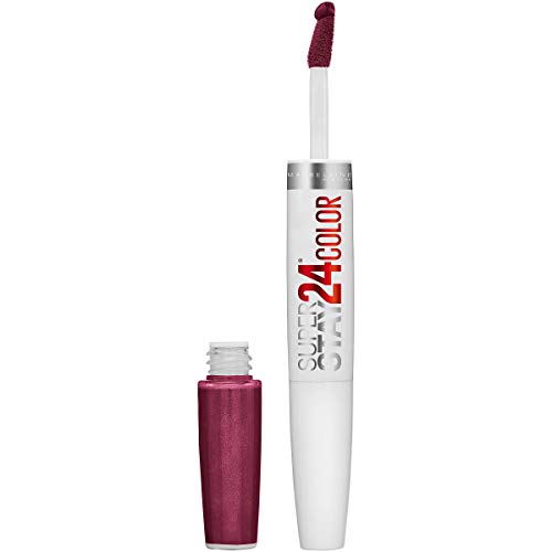 Maybelline Super Stay 24 Labial Líquido de 2 Pasos, Color Magenta Altamente Pigmentado y de Larga Duración con Bálsamo Hidratante, Always Heather, 1 - imagen 3