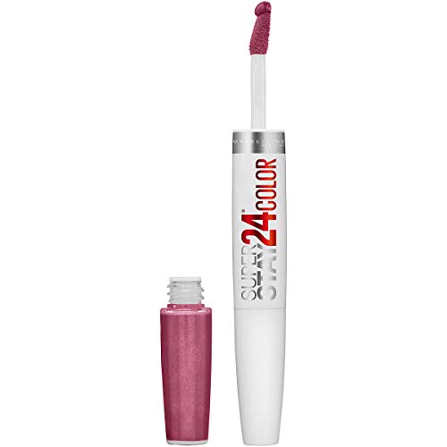 Maybelline Super Stay 24, Labial Líquido de 2 Pasos, Color Rosa Altamente Pigmentado y Duradero con Bálsamo Hidratante, Infinite Petal, 1 Unidad - imagen 3