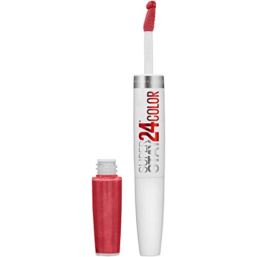 Maybelline Super Stay 24, Pintalabios Líquido de 2 Pasos, Color Coral Continuo, Alta Pigmentación y Bálsamo Hidratante, 1 Unidad - imagen 3