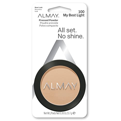 Polvo Compacto Almay, Acorde al Tono de Piel, Hipoalergénico, Sin Fragancia, 100 My Best Light, 0.20 Oz - imagen 3