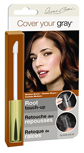 Cubrir las Canas para Mujeres, Tinte para Raíces, Marrón Medio, 0.25 Onzas - imagen 1