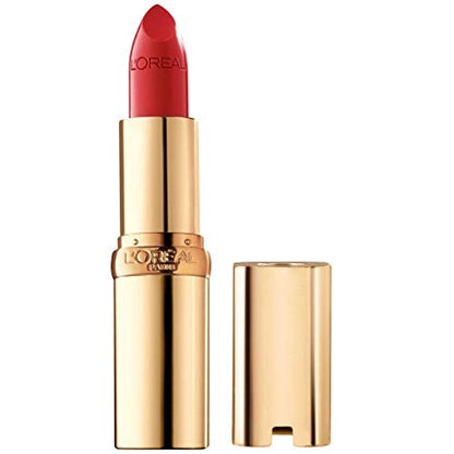 L'Oreal Paris Colour Riche Barra de Labios Cremosa Hidratante con Aceite de Argán y Vitamina E, Rojo Británico, 1 Unidad - imagen 4
