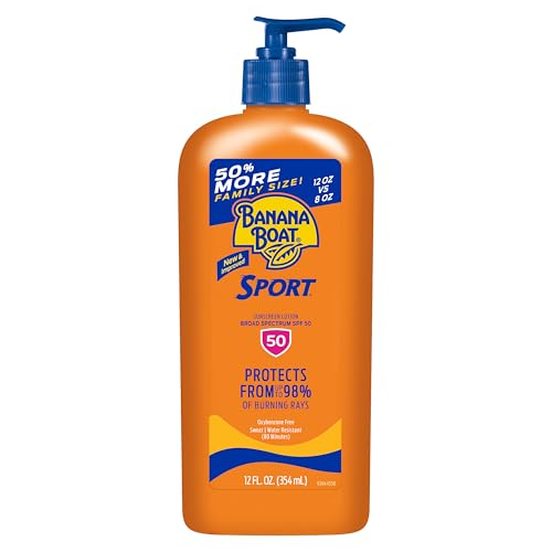 Banana Boat Sport Ultra Loción Solar SPF 50, 12oz | Loción Solar Banana Boat SPF 50, Sin Oxybenzone, Tamaño Familiar, 12oz (Paquete de 1) - imagen 2