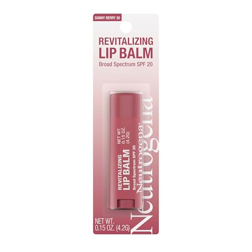 Bálsamo Labial Tinte Revitalizante Neutrogena con Protección Solar SPF 20, Hidratante con Tono Sutil, Berry Soleado 30, 4.25 g - imagen 1