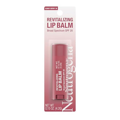 Bálsamo Labial Tinte Revitalizante Neutrogena con Protección Solar SPF 20, Hidratante con Tono Sutil, Berry Soleado 30, 4.25 g - imagen 3