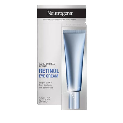Crema de Ojos Neutrogena Rapid Wrinkle Repair con Retinol para Ojeras, Crema Diaria Antienvejecimiento con Ácido Hialurónico, 0.5 fl. oz - imagen 4