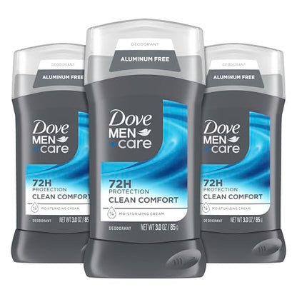 Desodorante en Barra Dove Men+Care para Hombres Clean Comfort Paquete de 2 Sin Aluminio 72 Horas de Protección contra Olores con 1/4 de Crema - imagen 3