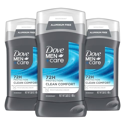 Desodorante en Barra Dove Men+Care para Hombres Clean Comfort Paquete de 2 Sin Aluminio 72 Horas de Protección contra Olores con 1/4 de Crema - imagen 2