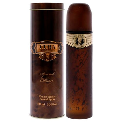 Cuba Gold Edición Especial Eau De Toilette Spray para Hombre 3.4 Onzas - imagen 1
