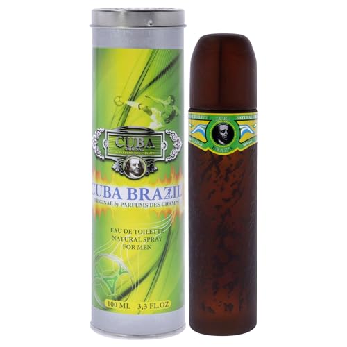 Cuba Brazil Eau De Toilette Spray para Hombres, 3.3 Onzas - imagen 1