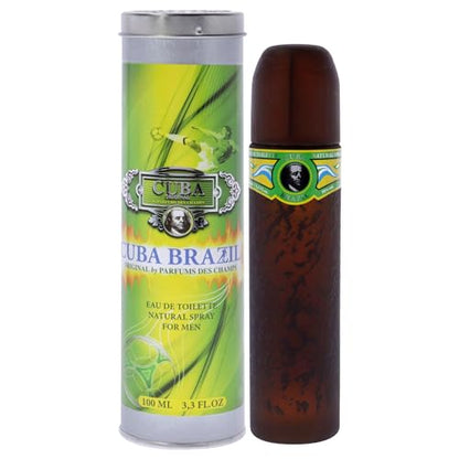 Cuba Brazil Eau De Toilette Spray para Hombres, 3.3 Onzas - imagen 1