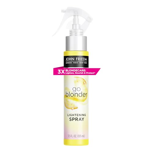 Spray Aclarador John Frieda Go Blonder, Aclara el Cabello Gradualmente con Tecnología BlondMend de Cítricos y Manzanilla, 3.5 Oz - imagen 1
