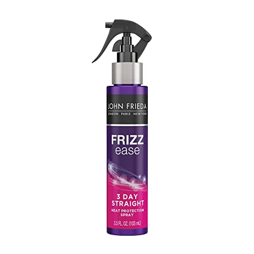 John Frieda Frizz Ease Spray de Protección Térmica 3 Días, Mantiene el Cabello Liso y Sin Frizz, Spray para Plancha y Estilo Infundido con Queratina, - imagen 3